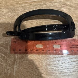 Glossy Black Hair Clip